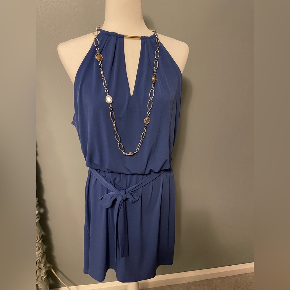 White House Black Market mini dress, periwinkle blue xl great for travel